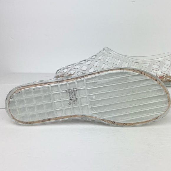 Jellypop Jelly Cork Shoes Netted Summer Flats Viral Y2k - Picture 6 of 6